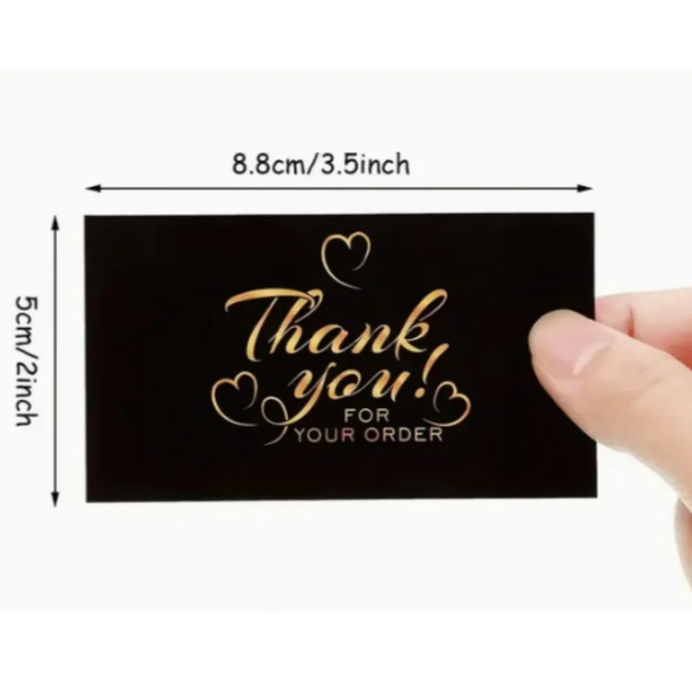 100 Pieces Thank you cards and Stickers Sale